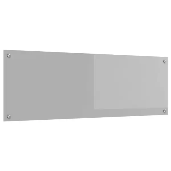 vidaXL Keittiön välitila Vaaleanharmaa 120 x 40 cm karkaistu lasi Vain Tänään