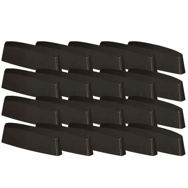 Viemäröintisuojus PVC-ikkunoille, kansi, ruskea, 45 mm, 20 kpl n sarja Tukkuhinta