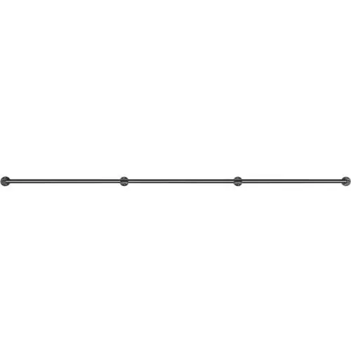 Lähetetään Heti Portaankaide, 274,3 cm, musta, hiiliteräs