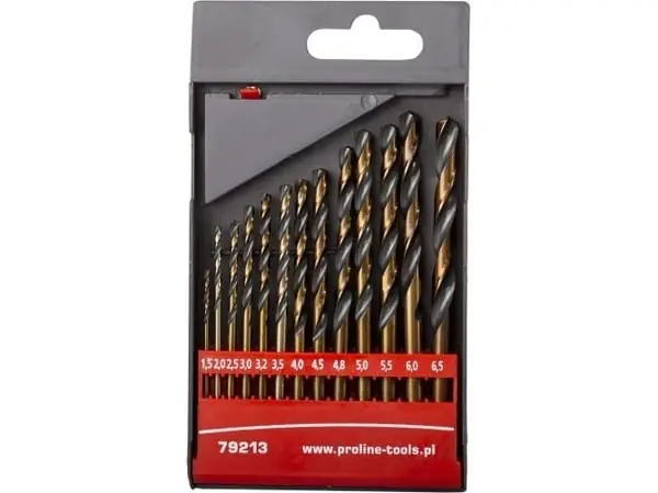 Metalliporanterä Proline METALLIPORAT HSS DIN338 HIONTA MUOVI 13 (1.5-6.5MM) PROLINE Aito