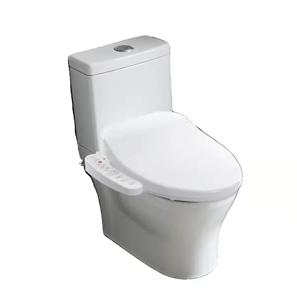 Suoraan Valmistajalta Bidet-wc-istuin, ABS-materiaali, 46 cm mitat, sopii V- ja U-muotoon, pesuteho 1600 W, kuivauslämpöteho 250 W