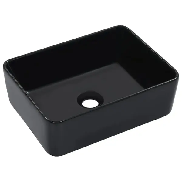 vidaXL Pesuallas 40x30x13 cm keraaminen musta Alennettu Hinta