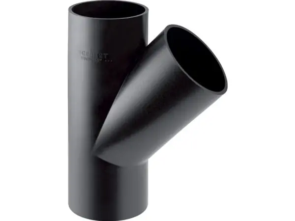 Tilaa Nyt Peh grenrør Geberit 45° Ø110x50 mm Peh grenrør Geberit 45° Ø110x50 mm