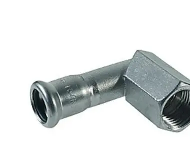 Aito VSH taivutus 90° holkki/holkki 28 x 1/2" haponkestävä