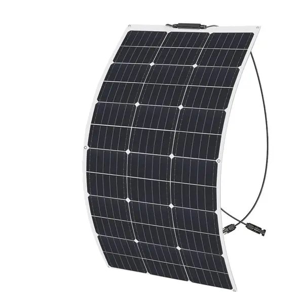 Lähetetään Heti Aurinkopaneeli 100 W, joustava yksikiteinen moduuli 24 % n hyötysuhteella, vedenpitävä rakenne, 18 V 100 W