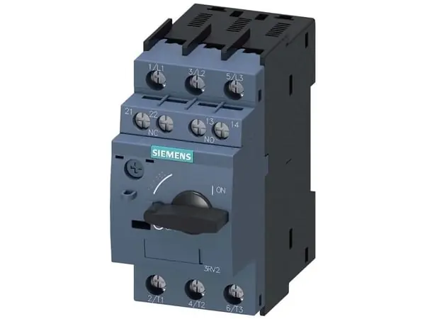 Turvallinen Maksu Siemens 3RV2011-1AA15 Katkaisija 1 kpl Asetusalue (virta) 1,1 - 1,6 A Kytkentäjännite (max.) 690 V/AC (L x K x S) 45 x 97 x 97 mm