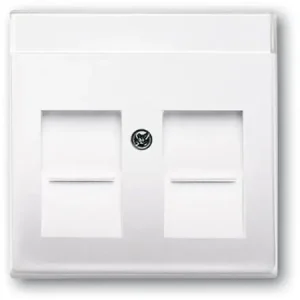 ABB-basic55 Datapistorasian kansi, matta valkoinen, 1 moduuli Bestseller