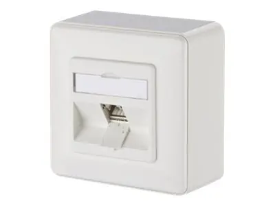 Löytö BTR NETCOM 130B12D10002-E, RJ-45, 6a, Valkoinen