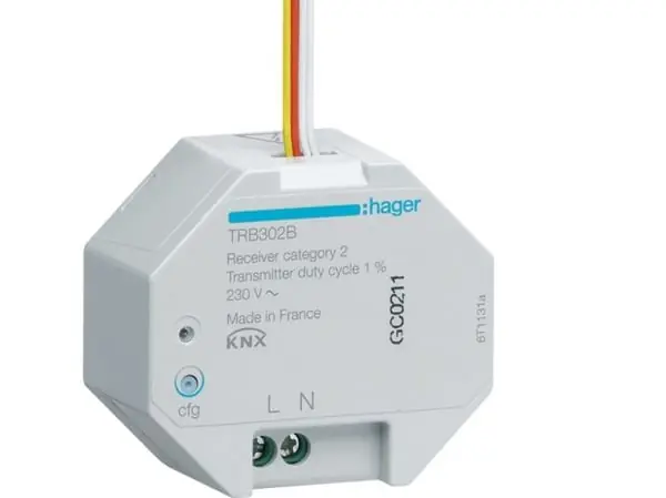 Radio KNX uppoasennettava tulo 2gang 230V quicklink TRB302B (TRB302B) Ajankohtainen