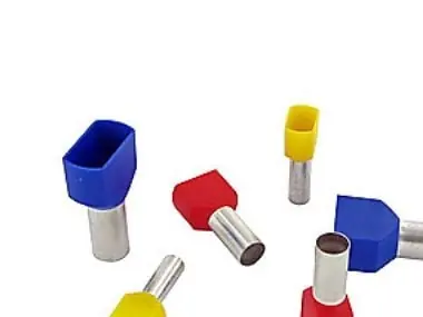 GLW läpivientitiiviste, 0,75 mm² x 8 mm - Eristetty, kaksinkertainen, valkoinen - (500 kpl.) Pikatoimitus