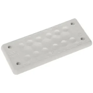 Erikoistarjous Trelleborg MH-16 F 17-1 LIGHT GREY UL94 V-0 IP65 - TPE - Ruuvi Durchführungsplatte TPE Grå 1 stk