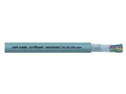 Korkea Laatu LAPP 11139517/100 Datakaapeli UNITRONIC® FD CP (TP) plus A Harmaa 100 m