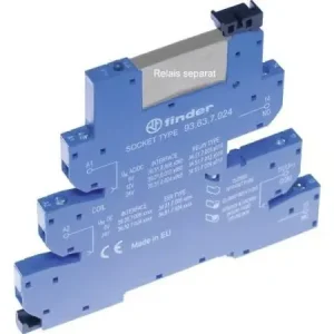 Finder 93.63.7.060 Releen pistorasia kiinnikkeellä, LED llä, releen kelan EMC-merkinnällä Sopii sarjoihin Phoenix Contact Sarja EMD-SL Finder 34.5... Nopea Toimitus