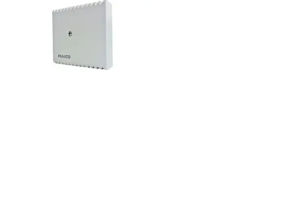 Suosittu MAICO Hygrostat HY 230I, elektroninen kosteusmittaus, piilosäädöllä kosteudenpoistoa/kostutusta varten. IP30, toiminta-alue 20-80% RH, mitat 71x71x...