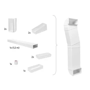 AEG/Electrolux - Instalacijas komplekts plits virsmai ar integretu tvaika nosuceju M2CKCF01C (7333394080857) Edullinen Hinta