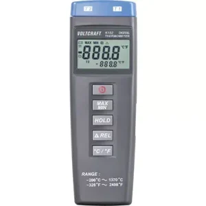 VOLTCRAFT K102 Temperatur-måleudstyr Kalibrering efter (DAkkS) -200 - +1370 °C Sensortype K Uusi Malli