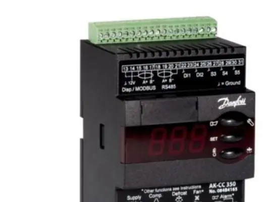 Danfoss AK-CC 350 - Jäähdytyslaitteen ohjaus, Temp., Multi, 4 relettä, 1f, 2k, 2,3 VA Pakollinen (Must-Have)