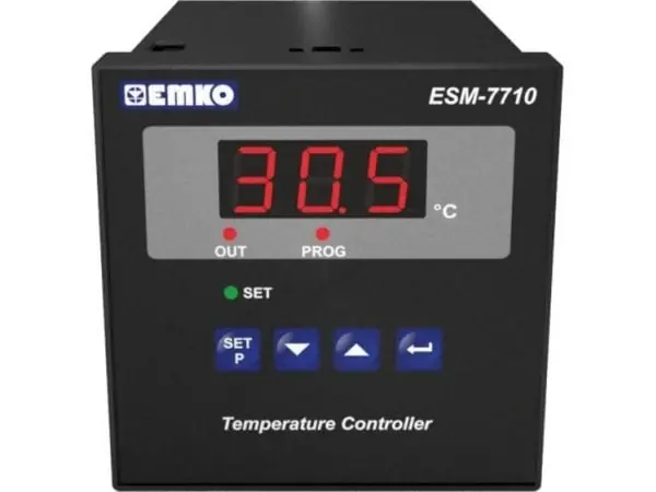 Emko ESM-7710.5.03.0.1/01.00/2.0.0.0.0 2-pisteohjaus Lämpötilansäädin Pt100 -50 - 400 °C Rele 7 A (L x S x K) 95 x 72 x 72 mm (L x S x K) 95 x 72 x... Suoraan Valmistajalta