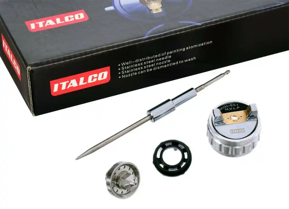 MAALIPISTOOLIN SUUTIN H-951 MINI HVLP 0,8 MM SARJA Rajoitettu Tarjous