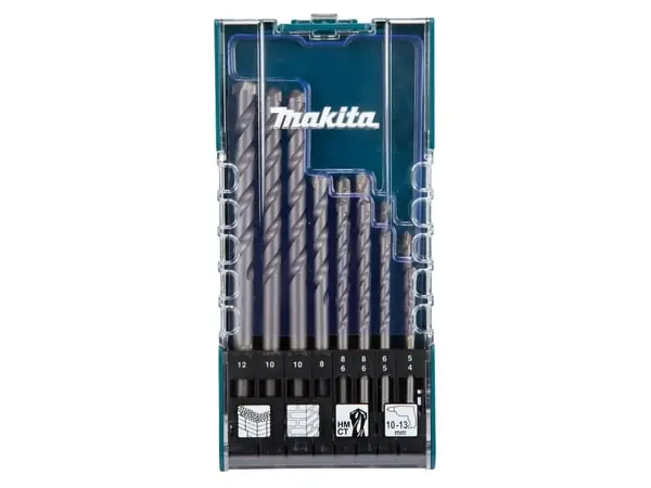 Pikatoimitus Makita D-77126 12-osainen kierreporanteräsarja 4 mm, 5 mm, 6 mm, 8 mm, 10 mm, 12 mm 1 setti 1 setti