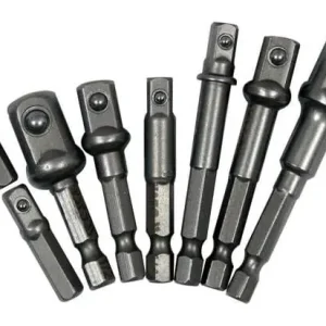 Yato YT-04639, Kromi-vanadiiniteräs (Cr-V), kuusiokolo, 25,4 / 4 mm (1 / 4"), kuusiokolo, 8 kpl, 72 mm Suosittu