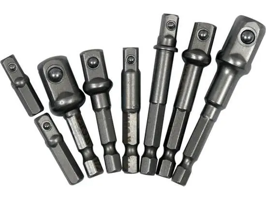 Yato YT-04639, Kromi-vanadiiniteräs (Cr-V), kuusiokolo, 25,4 / 4 mm (1 / 4"), kuusiokolo, 8 kpl, 72 mm Suosittu