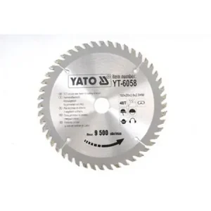 Yato Diskinis pjūklas medienai 160x20mm 48z YT-6058 YT-6058 Korkea Laatu