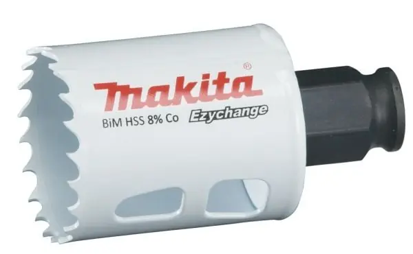 Suoraan Valmistajalta Makita E-03779, Yksi, Pora, Terästä, Alumiini, Muovi, Puu, Ruostumaton teräs, Valkoinen, Kaksoismetalli, 4,4 cm