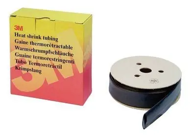 3M TE100034897, Varmekrympet rør, Sort, 5 m, 1,9 cm, 9,5 mm, 120 °C Tehdashinta