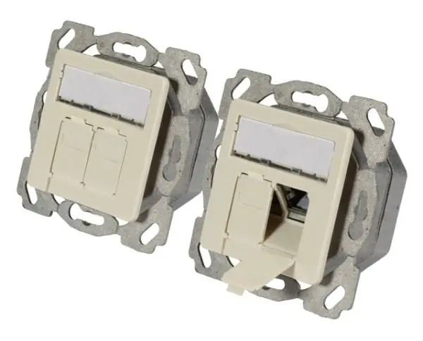 Eniten Myyty EFB Elektronik ET-25130.1V1, 2 x RJ-45, 6a, Valkoinen