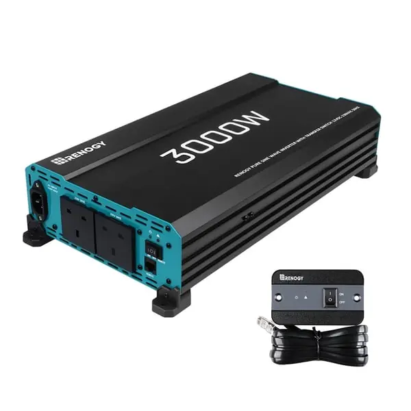 Tehoinvertteri, 3000W jatkuva teho, 6000W huipputehon, 230V/240V lähtöjännite Vain Rajoitetun Ajan