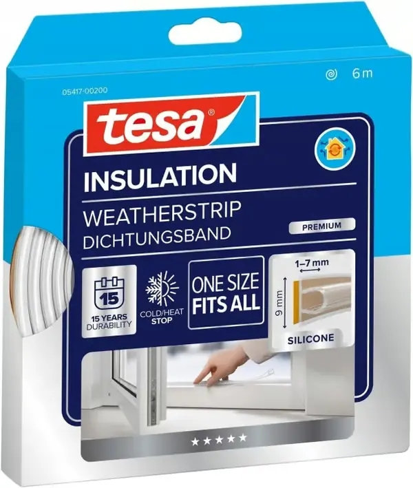 TESA PREMIUM FLEXIBLE, 6M, LÄPINÄKYVÄ Heti Saatavilla