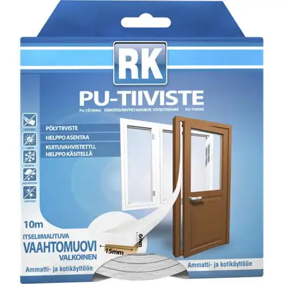 RK PU-Pölytiiviste valkoinen Edullinen