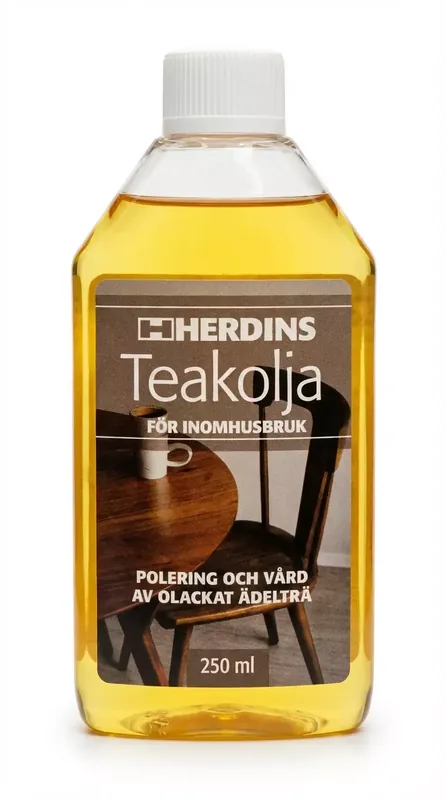 Uutuus Herdins Tiikkiöljy sisäkäyttöön 250ml
