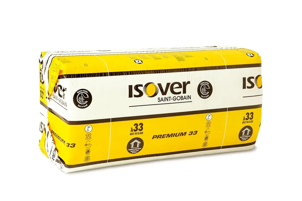 Isover Premium33 125x565x870mm 2,92m2/pkt Tukkuhinta