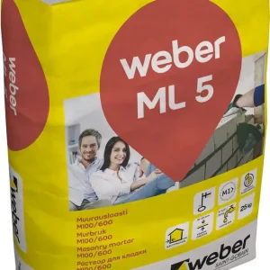 Weber ML5 Muurauslaasti M100/600 25kg Alennettu Hinta