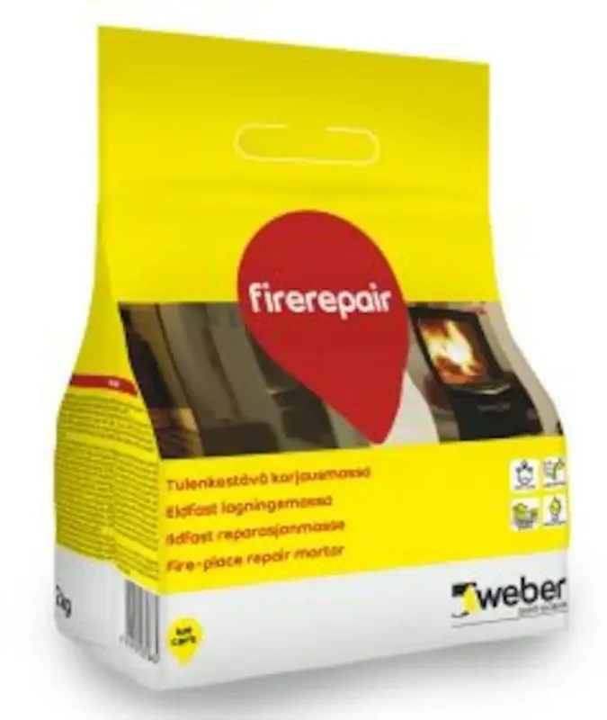 Rajoitettu Tarjous Weber Tulenkestävä korjausmassa 2kg fire repair