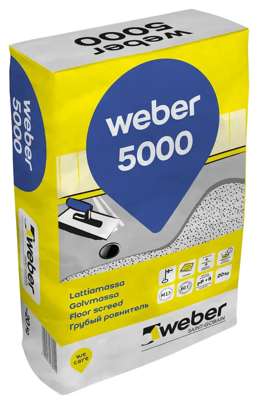 Weber 5000 Lattiamassa 20kg Pakollinen (Must-Have)