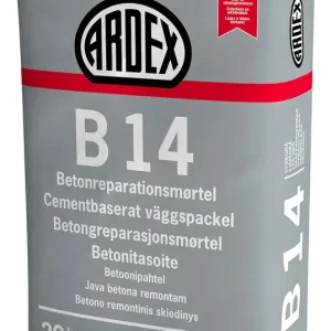 Ajankohtainen Betonitasoite Ardex B14, vaalean harmaa, 20kg
