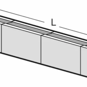 Uusi Malli Runkopalkki RH4 1200x130x198mm