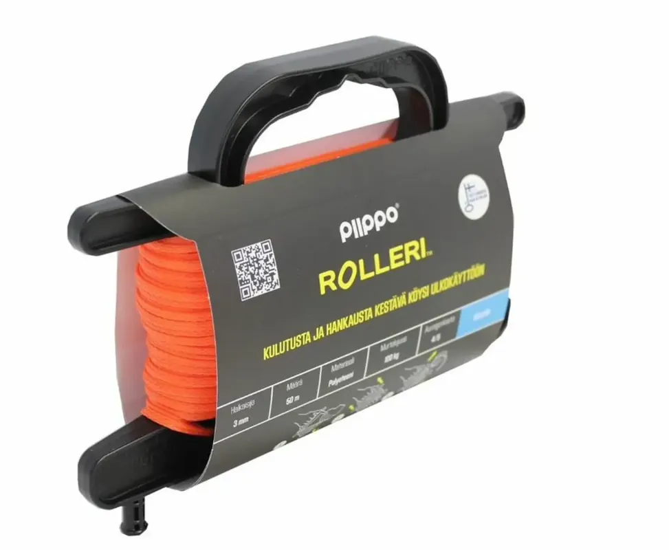 Turvallinen Maksu Rolleri polyeteeni 3mm x 50m, oranssi