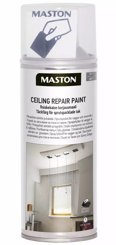 Eniten Myyty ROISKEKATON KORJAUSMAALI VALKOINEN 400ML MASTON