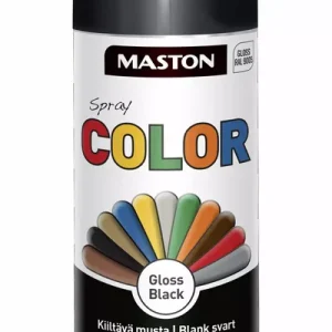 Älä Missaa SPRAYMAALI KIILTÄVÄ MUSTA 400ML MASTON COLOR