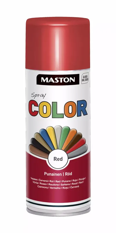 SPRAYMAALI PUNAINEN 400ML MASTON COLOR Ajankohtainen