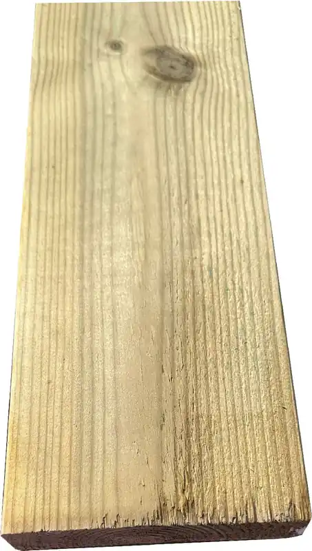 Suosittu Terassilauta 28x120x2395mm, talouslaadun AB-painekyllästetty, vihreä