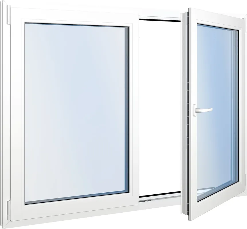 Poisto Seicom Classic RO 3K 3-lasinen kippi-ikkuna PVC B-malli yksiaukkoisella karmilla leveys 1700 - 1790 mm