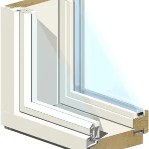 Puu-alumiini-ikkuna MSEAL 9x9 karmi 131mm Osta Verkossa