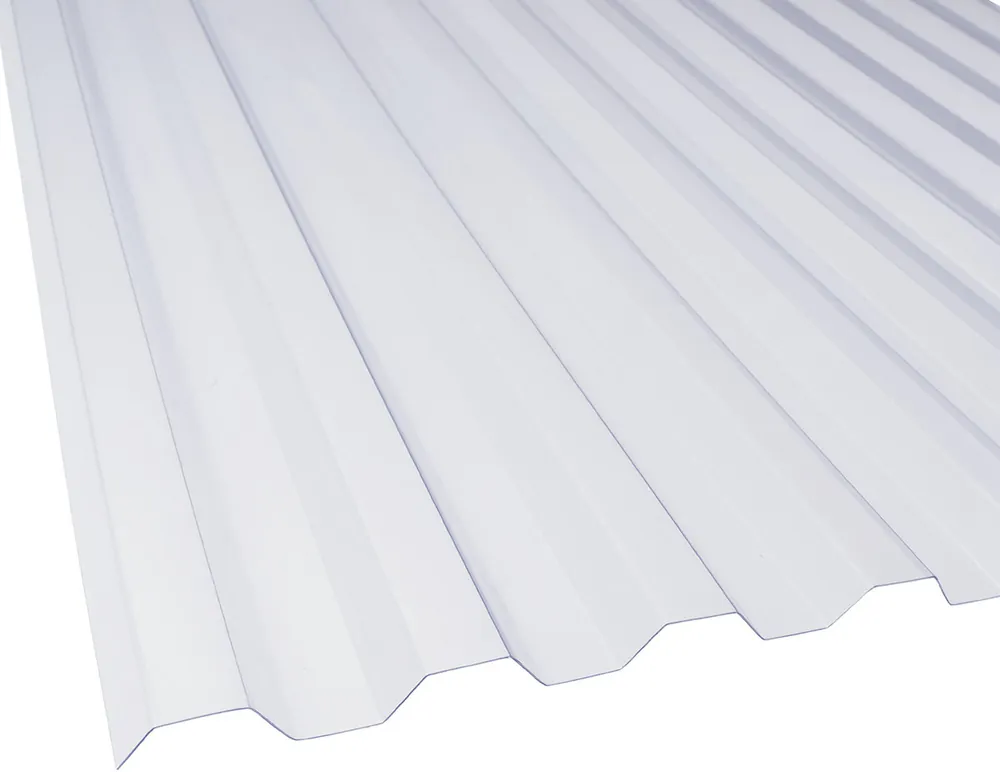 Kausialennus Valokate Keraplast PVC trapetsilevy, 1.0x1040x4000mm, kirkas