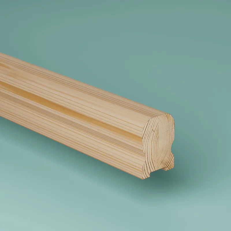 Kausialennus Käsijohde Lundbergs 2300x70x50mm, mänty
