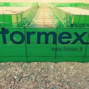 Anturamuotti Formex 250x500x5000mm teräkset 3xT8 Uusi Malli